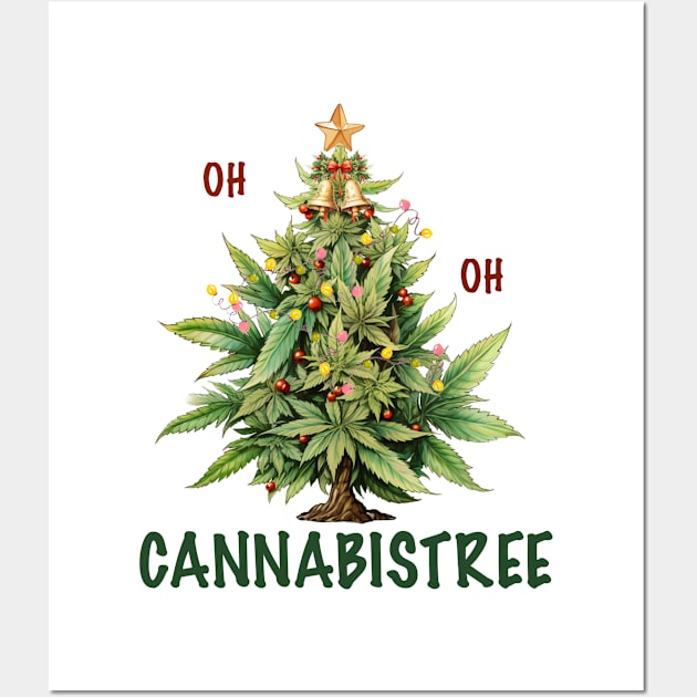 Oh Oh Cannabistree Wall Art by MZeeDesigns